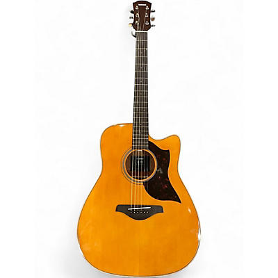 Used Yamaha A1M Natural Acoustic Electric Guitar