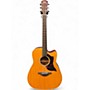 Used Yamaha A1M Natural Acoustic Electric Guitar Natural