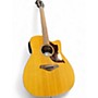 Used Yamaha A1M Natural Acoustic Electric Guitar Natural