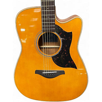 Used Yamaha A1M Natural Acoustic Electric Guitar