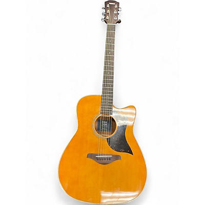 Used Yamaha A1M Natural Acoustic Electric Guitar