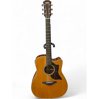 Used Yamaha A1M Natural Acoustic Electric Guitar
