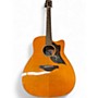 Used Yamaha A1M Natural Acoustic Electric Guitar Natural