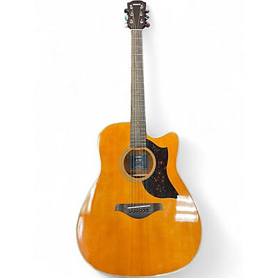 Used Yamaha A1M Natural Acoustic Electric Guitar