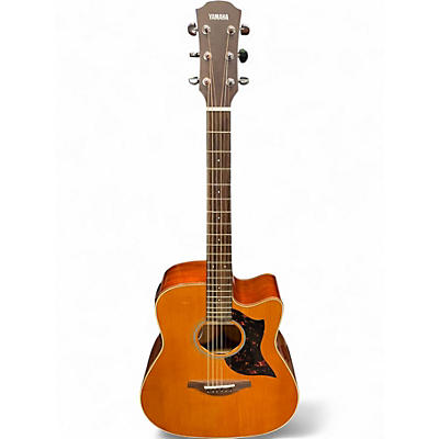 Used Yamaha A1M Natural Acoustic Electric Guitar