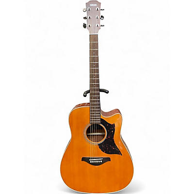 Used Yamaha A1M Natural Acoustic Electric Guitar