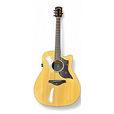 Used Yamaha A1M Natural Acoustic Electric Guitar