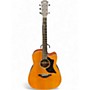 Used Yamaha A1M Natural Acoustic Electric Guitar Natural