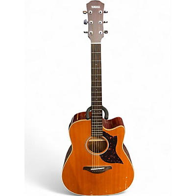 Used Yamaha A1M Natural Acoustic Electric Guitar