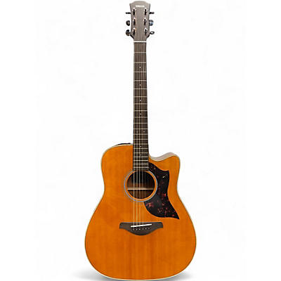 Used Yamaha A1M Natural Acoustic Electric Guitar