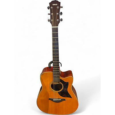 Used Yamaha A1M Natural Acoustic Electric Guitar