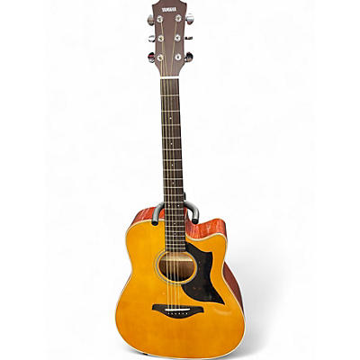 Used Yamaha A1M Natural Acoustic Electric Guitar