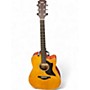 Used Yamaha A1M Natural Acoustic Electric Guitar Natural