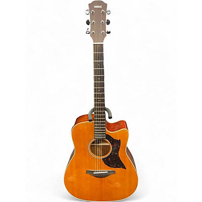 Used Yamaha A1M Natural Acoustic Electric Guitar