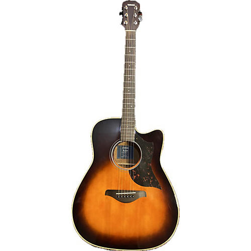 Yamaha Used Yamaha A1M Tobacco Sunburst Acoustic Electric Guitar Tobacco Sunburst