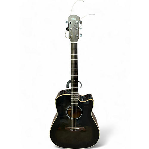 Yamaha Used Yamaha A1M Trans Black Acoustic Electric Guitar Trans Black