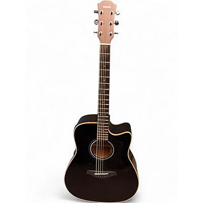 Used Yamaha A1M Trans Black Acoustic Electric Guitar