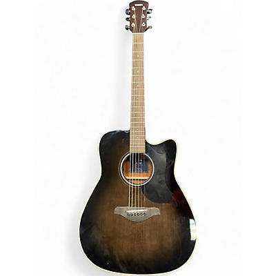 Used Yamaha A1M Trans Black Acoustic Electric Guitar