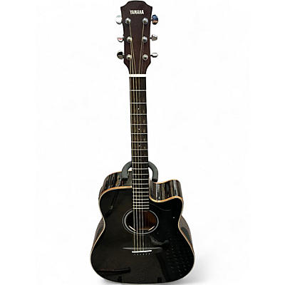 Used Yamaha A1M Trans Black Acoustic Electric Guitar