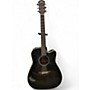 Used Yamaha A1M Transparent Black Acoustic Electric Guitar Transparent Black