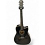 Used Yamaha A1M Transparent Black Acoustic Electric Guitar Transparent Black