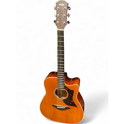 Used Yamaha A1M Vintage Natural Acoustic Electric Guitar