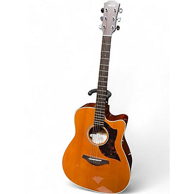 Used Yamaha A1M Vintage Natural Acoustic Electric Guitar