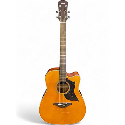 Used Yamaha A1M Vintage Natural Acoustic Electric Guitar