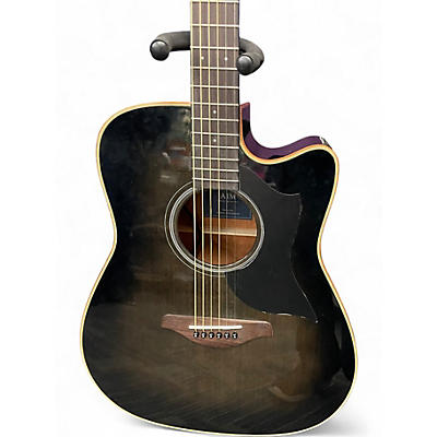 Used Yamaha A1M transparent black Acoustic Electric Guitar