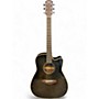 Used Yamaha Used Yamaha A1MBK Trans Black Acoustic Electric Guitar Trans Black