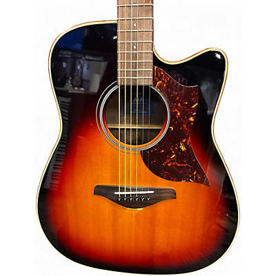 Used Yamaha A1R 2 Color Sunburst Acoustic Electric Guitar