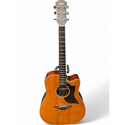 Yamaha Used Yamaha A1R Natural Acoustic Electric Guitar