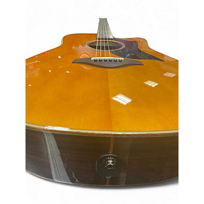 Used Yamaha A1R Natural Acoustic Electric Guitar