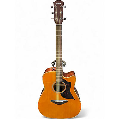 Used Yamaha A1R Natural Acoustic Electric Guitar