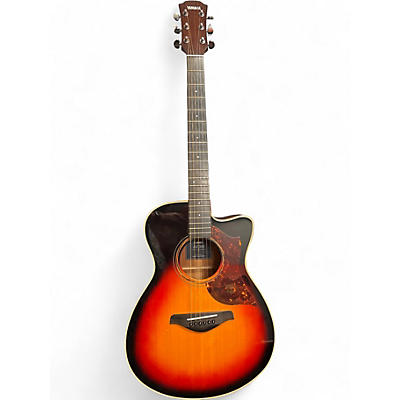 Used Yamaha A3M 2 Tone Sunburst Acoustic Electric Guitar