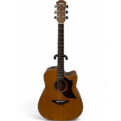 Used Yamaha A3M Natural Acoustic Electric Guitar