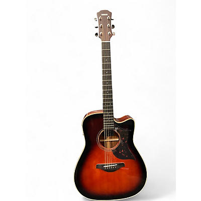 Used Yamaha A3M TOBACCO BROWN SUNBURST Acoustic Electric Guitar