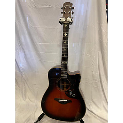 Yamaha Used Yamaha A3R 2 Color Sunburst Acoustic Electric Guitar