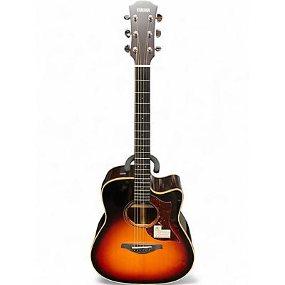 Used Yamaha A3R 2 Color Sunburst Acoustic Electric Guitar