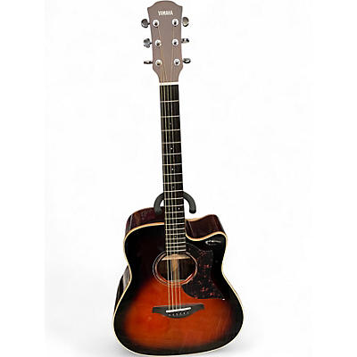 Used Yamaha A3R 2 Tone Sunburst Acoustic Electric Guitar