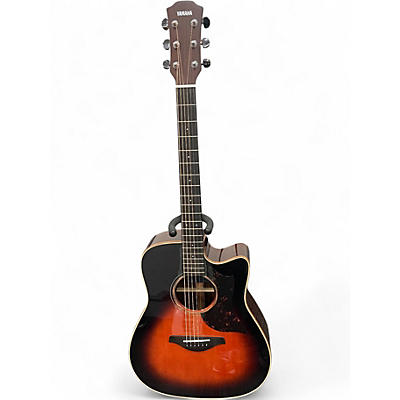 Used Yamaha A3R 2 Tone Sunburst Acoustic Electric Guitar