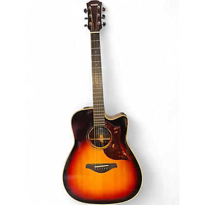 Used Yamaha A3R 3 Color Sunburst Acoustic Electric Guitar