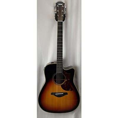 Yamaha Used Yamaha A3R Vintage Sunburst Acoustic Electric Guitar