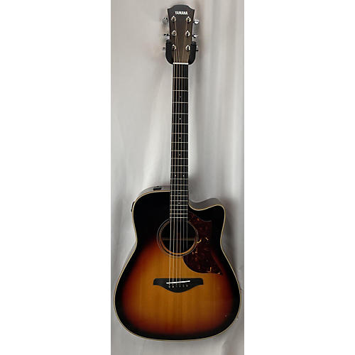 Yamaha Used Yamaha A3R Vintage Sunburst Acoustic Electric Guitar Vintage Sunburst