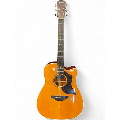 Used Yamaha A5M Natural Acoustic Electric Guitar