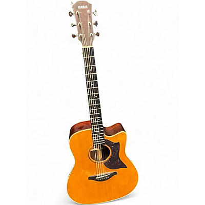 Used Yamaha A5R Natural Acoustic Electric Guitar