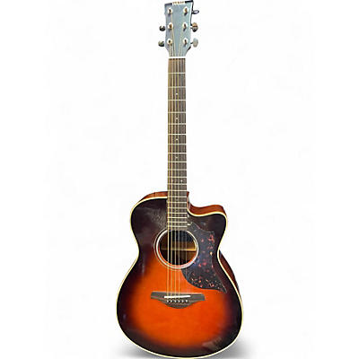Used Yamaha AC1M 2 Color Sunburst Acoustic Electric Guitar
