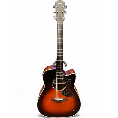 Used Yamaha AC1M 2 Color Sunburst Acoustic Electric Guitar