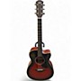 Used Yamaha AC1M Candy Red Burst Acoustic Electric Guitar Candy Red Burst