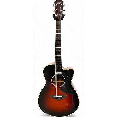 Yamaha Used Yamaha AC1M Crimson Red Burst Acoustic Electric Guitar Crimson Red Burst